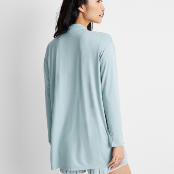 State of Day Women's Knit Open Front Cardigan, - Gray Mist - Picture 2 of 4